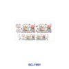 Wholesale 8pcs Butterfly Floral & Letter Graphic Pattern 3oz Cup Stickers Wrap OLY Exclusive
