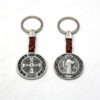oly-1ebee4ce939f100a9292fb58ad4e2381 Wholesale St. Benedict Keychain Pendant Leather Rope Bag Charm Fashion Accessory Gift