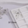 Wholesale Chic Bow Pendant Alloy Baking Paint DIY Jewelry Accessory for Necklace Keychain Craft