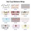 oly-1edacc5ae6f8c5994794634e29136aeb Wholesale 8pcs Mixed Swallow Strawberry Bow Rainbow Unicorn Rose Portrait Stationery Cow Print 3oz Cup Stickers Wrap