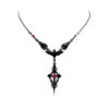 oly-1edbaaf5e33ee5ebb84eb689dadc3f5b Wholesale Gothic Bat Cross Pendant Necklace Trendy Jewelry Accessory for Party or Gift