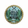 Wholesale Western Cowboy Cactus Denim Patch Machine Embroidery Craft Supply for Bags