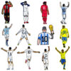 oly-1ef26a503b5805ae45d704113f111554 Wholesale Soccer Star Embroidered Patch Iron-On DIY Clothing Accessory Boutique
