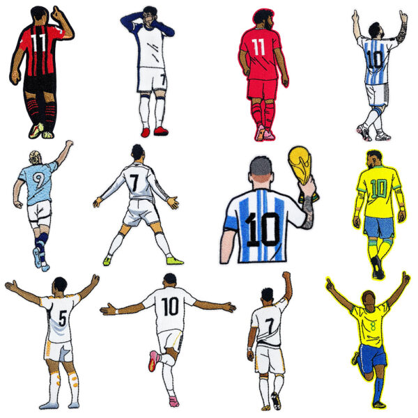 oly-1ef26a503b5805ae45d704113f111554 Wholesale Soccer Star Embroidered Patch Iron-On DIY Clothing Accessory Boutique