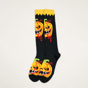 Pumpkin calf knee socks / European and american sizes