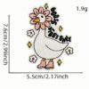 Wholesale Humorous Goose Embroidered Patch Decorative Accent for Clothing and Bags