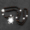 oly-1f04016b76507d33ab319d20a244e392 Wholesale Cross Rosary Wood Bead Necklace Pendant Fashion Jewelry Accessory for Gift Boutique Resale