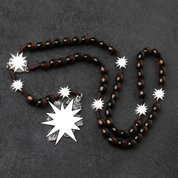 oly-1f04016b76507d33ab319d20a244e392 Wholesale Cross Rosary Wood Bead Necklace Pendant Fashion Jewelry Accessory for Gift Boutique Resale