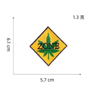 2# leaf cloth stickers