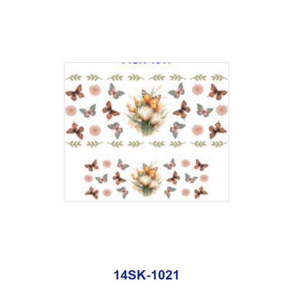 Wholesale 2/4/8pcs Watercolor Butterfly Rose Floral Print Mini Cup Keychain Sticker