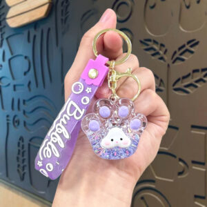 Oil-infused luminous bubble cat claws-purple / Single opp bag packaging