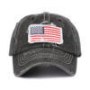 oly-1f1fb402765b338343a5584a5c838d47 Wholesale American Flag Distressed Baseball Cap with Ponytail Hole Fashion Accessory Boutique Resale
