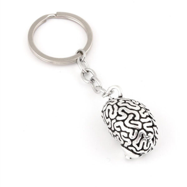 Wholesale Trendy Sun Moon Brain Heart Alloy Keychain Pendant Boutique Resale Accessory