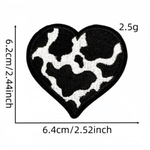 Large leopard print love cloth patch 20#
