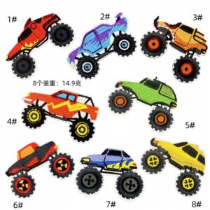 Off-road vehicle cloth patch set 8 pieces