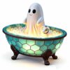 Wholesale Resin Ghost Bathtub Nightlight Halloween Party Decor Ornament Gift
