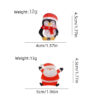Wholesale Chic Acrylic Santa Claus Hair Claw Clip Fashion Hair Accessory for Women