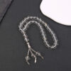 Wholesale Geometric Transparent Glass Prayer Beads Bracelet, Jewelry Accessory for Wedding