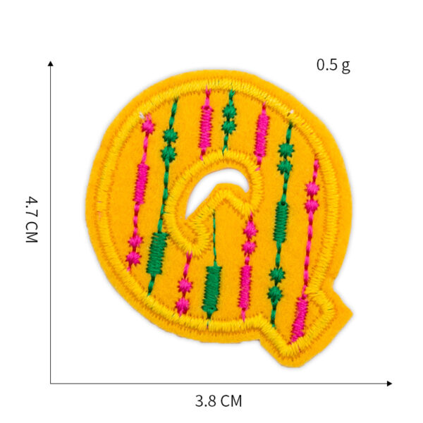 oly-1fadaa8c6bc4f135d2bcc842cdee43c6 Wholesale Yarn Cloth Embroidered Letter Patches - Fashion Craft Supply for Clothing Resale