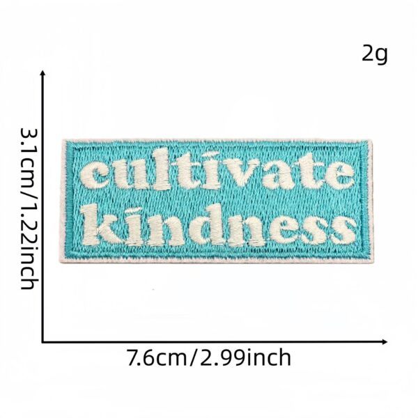 Wholesale Iron On Embroidered Cloth Patch with Cartoon English Quotes DIY Fashion Accessory