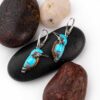 oly-1fe671043a7e8cbb60bce8e53a8d36b8 Wholesale Vintage Silver Bird Turquoise Earrings Stylish Jewelry Accessory for Wedding Gift