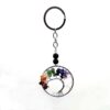 oly-1ff09287ff4fb46b94a57161a60dc718 Wholesale Trendy Colorful Tree of Life Keychain Handmade Volcanic Stone Car Key Accessory Gift