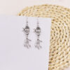 oly-2016e3599facb8d752419efb70549788 Wholesale Vintage Skull Pendant Earrings Antique Silver Geometric Halloween Jewelry for Party Gift