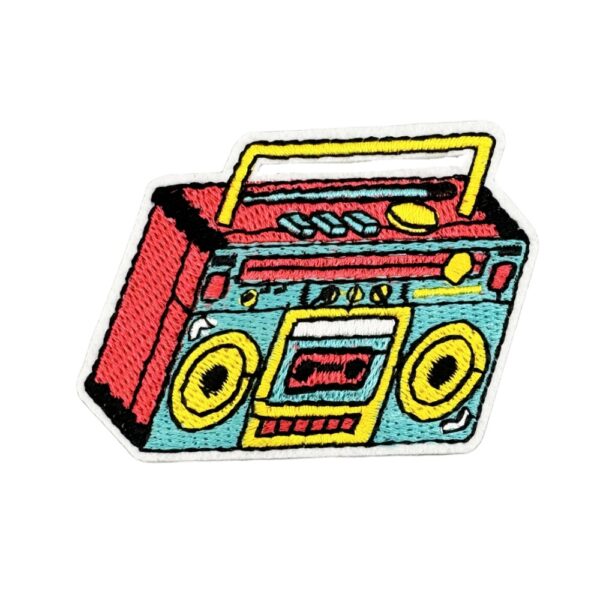 oly-2033ea9e7bea1795c4d75ee1792511bb Wholesale Cartoon Retro Radio Embroidered Patch Music Game Decorative Sticker DIY Accessory for Resale