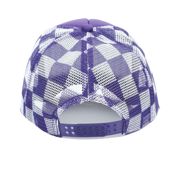 oly-204c95d1f937dc3e3c054fa50d0e9a1a Wholesale Checkerboard Trucker Mesh Cap Stylish Baseball Hat for Resale