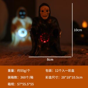 Glowing black death lamp