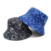 oly-2060efb7913544324a07dd0ff6493f5c Wholesale Printed Fisherman Hat Unisex Summer Sun Hat Casual Everyday Cap