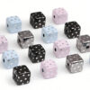 oly-208ffd2d9576459022d23efe41e9e504 Wholesale Star Polka Dot Square Acrylic Beads DIY Decorative Accessory for Phone Bag Keychain