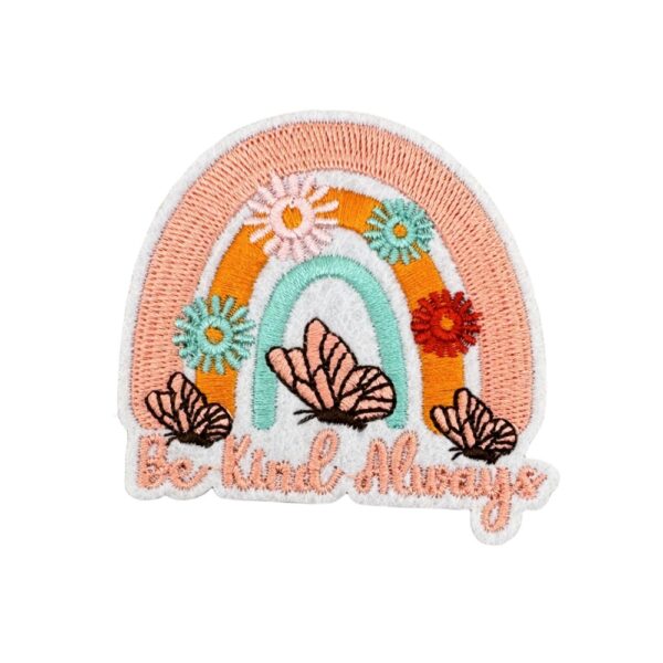 Wholesale Trendy Colorful English Letter Polyester Patches Heat Glue Fashion Accessory for Bags