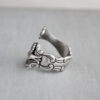 Wholesale Alloy Electroplated Adjustable Vintage Geometric Ring for Party Girls Boutique Resale
