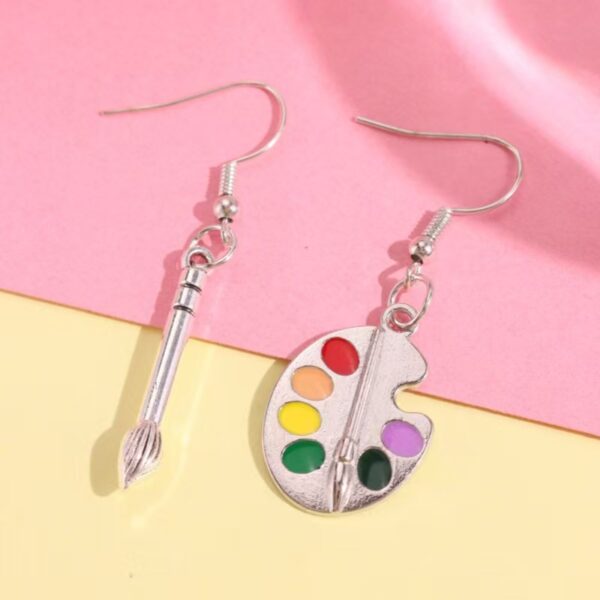 oly-20b7269608d74f0bd6fe9781bf310642 Wholesale Alloy Brush Shape Earrings Chic Minimalist Jewelry Accessory for Everyday Wear