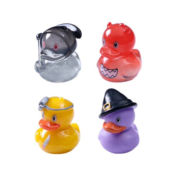 Wholesale Resin Devil Ghost Little Yellow Duck Ornament DIY Micro Landscape Decorative Accent