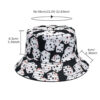 oly-20d91d0329b1ac56844f1256f4a88b65 Wholesale Creative Dice Print Reversible Bucket Hat Unisex Sun Protection Hat Fashion Chic Accessory for Boutique