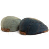 Wholesale Retro Washed Japanese Style Reversible Forward Cap - Adjustable Breathable Color Block Light Blue Party Casual Gift