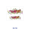 Wholesale 8pcs Multistyle Animal Floral Inspirational Text Traffic Element Decor Mini Cup Keychain Sticker OLY Exclusive