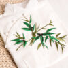 Wholesale Polyester and Cotton Embroidery Patch - Green Small Size, Decorative Accent for Clothing, Boutique Resale