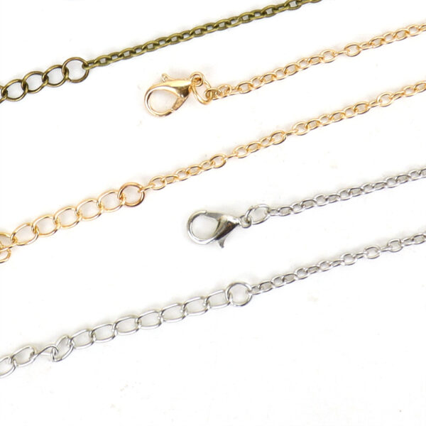 oly-20f89b1791a16f9dbd7e438935c1041a Wholesale Electroplated Iron O-Shape Chain Necklace for DIY Jewelry Making