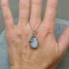 Wholesale Vintage Moonstone Drop Necklace Alloy Water Wave Chain Wedding Jewelry Gift
