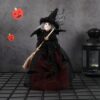 Wholesale Halloween Witch Doll Tree Star Decoration - Plastic Desktop Figurine for Party Resale Gift