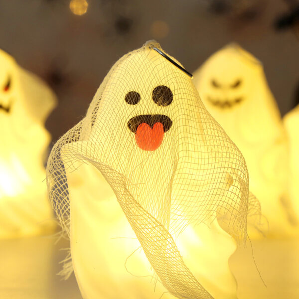 Wholesale Halloween Ghost Pumpkin Lantern Hanging Decor Plastic Ornament for Party Gift Boutique Resale