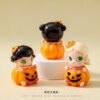 Wholesale Halloween Pumpkin Resin Figurine Set - 10 Styles DIY Desktop Decoration, Trendy Party Favor