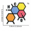 oly-2111dc7a7cfdc72c15d3de9377acdd92 Wholesale Cartoon Science Experiment Embroidered Patch Polyester Thread Fashion Accessory for Clothing