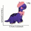 oly-2112965a43a4adee8ad27554aaf37540 Wholesale Cute Cartoon Dinosaur Embroidered Patch Iron-On Decorative Fashion Accessory for Clothing