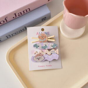 1#purple puppy-4 piece set