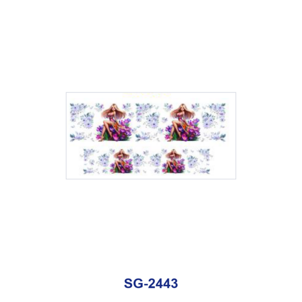 Wholesale 8pcs Mixed Floral Fashion Lady Cartoon Print 3oz Cup Stickers Wrap OLY Exclusive
