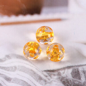 Orange / Size about 9.7×9.3mm/aperture about 2.1mm